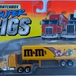 Matchbox Kenworth kamion, Super Rigs sorozat, M&M, bliszterben, hibátlan fotó