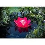 Solar lebegő dekoráció "Lotus" (szín: rózsaszín) fotó