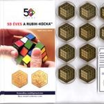 Rubik-kocka 50 éves 3000 forint 2024 - 10 db együtt - bontatlan kapszulában, certivel, prospektussal fotó