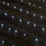 Sygonix Karácsonyfa világítás Kültérre 230 V/50 Hz 200 LED Hidegfehér (H x Sz) 300 cm x 200 cm fotó