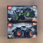 Új - BONTATLAN Lego Technic 42118 MONSTER JAM - GRAVE DIGGER + 42119 MONSTER JAM MAX-D... fotó