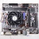 ASRock FM2A58M-DG3+ számítógép alaplap A6-7400K proci fotó