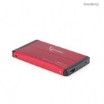 Gembird 2, 5" EE2-U3S-2-R USB3.0 Enclosure Red fotó