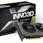 Inno3D GeForce GTX1650 4GB DDR6 TWIN X2 OC V3 N16502-04D6X-171330N Alkatrész Videókártya fotó