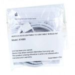 Apple A1480 USB - Lightning (8Pin) gyári adatkábel 1 méter (MD818ZM/A) tanúsítvánnyal fotó