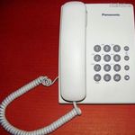 Panasonic KX-TS500HGW vezetékes telefon, telefonkészülék. Plusz egy fekete KX-TS500HGB. fotó