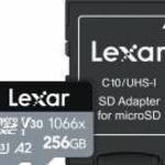 Lexar Professional 1066x 256 GB MicroSDXC UHS-I Class 10 memóriakártya fotó