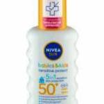 Nivea Sun naptej 200ml Kids Sens. FF50+ fotó