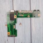 ASUS K52 X52 A52 laptop USB HDMI VGA Jack panel 60-NZII01000 fotó