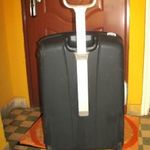 Samsonite gurulós bőrönd, felülhúzós 76x52x28, jó számzár bombabiztos, gyönyörű, sötétszürke fotó
