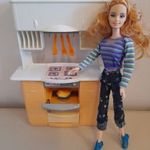 Mattel Barbie konyha+ baba fotó