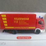 J778 H0 1: 87 Wiking 606 01 33 Iveco teherautó FEUERWEHR fotó