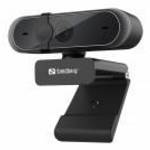 Sandberg Webcam Pro 5MP Full HD 30 FPS USB 2.0 Fekete webkamera fotó