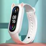 Xiaomi Mi Band 3/4/5/6/7 cicás okoskarkötő cserélhető pótszíj Fehér fotó