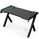 Apollon R5 beépített ledes gamer asztal, 140cm*60cm*73cm fotó