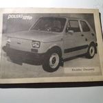 Polski 126 P kezelési útmutató Polski Fiat ritka Magyar fotó