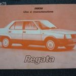 Fiat Regatta olasz nyelvű használati és karbantartási utasítás 1984 fotó