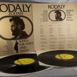 Kodály Zoltán - Dalok Énekre És Zongorára 2xLP (Géppel tisztítva) VG/VG- VG fotó