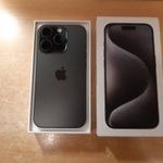 Apple iPhone 15 Pro Black Titanium Független szinte Új Apple Garanciával ! fotó