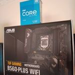 ASUS tuf B560 plus wifi alaplap + 11600k i5 intel cpu + Corsair Hydro Series H60 vizhűtés fotó