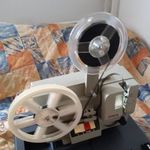 Rusz filmvetítő Normál Szuper 8mm 8 mm, LED izzóval, orsóval, táskával filmmel vetítőgép vetítő fotó