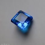 17, 05 ct természetes kezeletlen kék topáz 16 x 15, 5 x 10 mm fotó