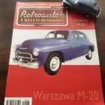 Retroautók a keleti blokkból c. magazin autó modellel - 28. sz., Warszawa M-20 fotó