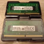 Kingston 16Gb (2x8Gb) DDR4 3200mhz PC4-25600 laptop memóriák szettben új KVR32S22S8/8 fotó