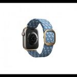 Uniq Aspen Designer Edition fonott szíj Apple Watch 38/40/41mm, kék (UNIQ-41MM-ASPDECBLU) (UNIQ-4... fotó