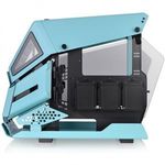 Thermaltake AH T200 Turquoise táp nélküli ablakos mATX számítógépház türkiz (CA-1R4-00SBWN-00) fotó