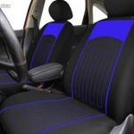 MITSUBISHI L-200 (I, II, III, IV, V) Univerzális Üléshuzat Quilted kárpit kék színben fotó