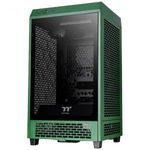 Thermaltake The Tower 200 Mini torony Számítógép ház Racing zöld 2 előre telepített hűtő, Oldalsó... fotó