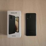 Samsung Galaxy A12 4/64GB Dual Független Újszerű Fekete Garis ! fotó