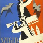 Eredeti régi plakát: HÍVJA ÉS VÁRJA SZEGED - SZABADTÉRI JÁTÉKOK 1960 Kopsaz Márta retro, kultúra fotó