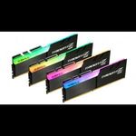 32GB 3200MHz DDR4 RAM G.Skill Trident Z RGB (For AMD) CL16 (4x8GB) (F4-3200C16Q-32GTZRX) (F4-3200... fotó