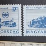 1993 125 Éves A Magyar Államvasutak 4199 4199a postatiszta bélyegek vasút MÁV vonat fotó