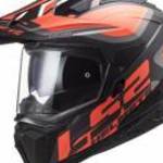 LS2 enduro sisak - MX701 Explorer - matt fekete/fluo narancs - LS2 Helmets fotó