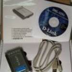 D-Link DWL-120+ USB WiFi Adapter 2.4GHz (2003) teszteletlen !! de PC egyből felismeri fotó