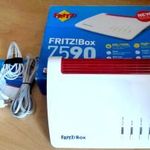 FRITZ!Box 7590 International WLANrouter modemmel Beépített modem: ADSL, VDSL 2.4 GHz, 5 GHz 2.5Gbit/s fotó