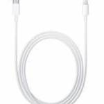 Lightning to USB-C Cable 1m White - Apple fotó