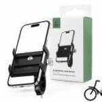 Tech-Protect kerékpárra szerelhető fém telefontartó - Tech-Protect V4 Universal Bike Mount - fekete fotó