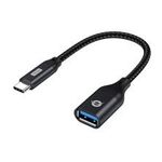 Conceptronic ABBY18B USB-C to USB-A OTG Adapter Black ABBY18B Kiegészítő, Kellék Speciális átala... fotó