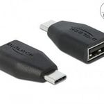 DeLock USB Data Blocker USB Type-C male to Type-A female 66528 Kiegészítő, Kellék Speciális átala... fotó