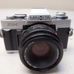 MINOLTA XG 1 RÉGI FÉNYKÉPEZŐGÉP RETRO TELE 50 MM OBJEKTÍV fotó