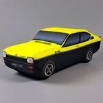 Plüss Opel Kadett GT/E 1977 Sárga-Fekete fotó