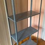 IKEA HYLLIS Horganyzott fém salgópolc 4 polcos 140 magas 60cm x 27cm akár 1Ft-ért fotó