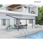 Palram Sierra 5400 szürke 3 x 5, 46 pergola, teraszfedo fotó