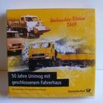 FG27 H0 1: 87 Brekina 006239 Mercedes-Benz Unimog 402 pótkocsival fotó