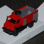 Mercedes Mercedes modellautó, mercedes-benz unimog u5023 tűzoltóautó 1: 87 fotó