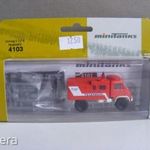 J576 H0 1: 87 Roco Minitanks 4103 Unimog S TLF 8 fotó